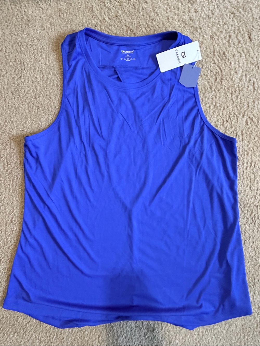 Gradient Activewear Women’s Cobalt Blue Performance Tank Top